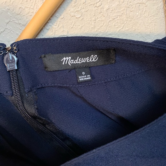 Madewell Apron Bow-Back Navy Jumpsuit - Picture 8 of 8
